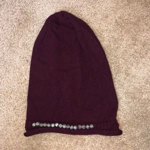 Burgundy Beanie